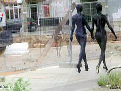 Fullbody Spandex In The City - Watch4Fetish