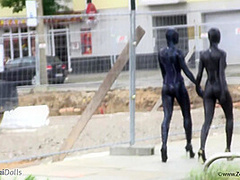 Fullbody Spandex In The City - Watch4Fetish