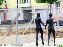 Fullbody Spandex In The City - Watch4Fetish