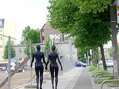 Fullbody Spandex In The City - Watch4Fetish