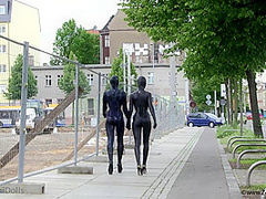 Fullbody Spandex In The City - Watch4Fetish