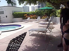 Nerdy Slut Gives 2 Bbc Blowjobs At The Resort Pool 12 Min - Vicki Verona