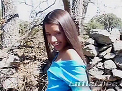 Little Lupe masturbates outdoors