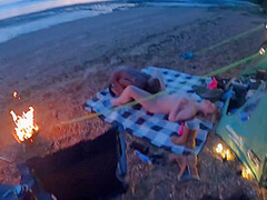 Young Blond Hotwife Fucks Her Bbc Bull While On Holiday Camping With Husband
