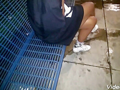 Hot Runaway Squirts All Over Back Seat