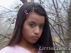 Little Lupe enjoys outdoors solo session