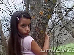Little Lupe enjoys outdoors solo session