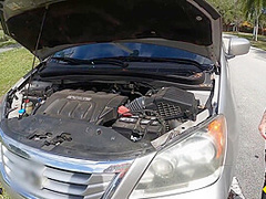 Jae Lynn In Roadside - Tattooed Babe Pays Mechanic For The Car Repairs With Her Tight Pussy