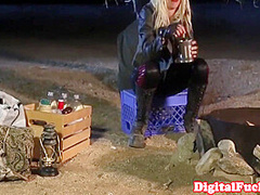 Outdoor Lesbians Lick Pussy In Madmaxxx Gear 10 Min