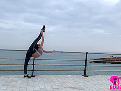 Contortion Stretching Outdoor - Watch4Fetish