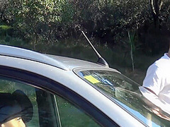 Stranded Black Beauty Sucks Saviors Big Hard Cock Until He Cums 12 Min - Noe Milk