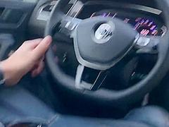 Risky Blowjob And Sex In The Car