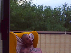 Tattooed Jock Masturbates Solo - Ari Nucci