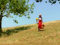 Riley Fucks Herself While On A Picnic!!