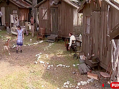 Kaci Starr, Amber Rayne And Hannah West In Punishtube - Hot And In Outdoor Gangbang 10 Min