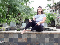 Lexi Lloyd By The Fountain