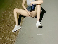 Petite Teen Risky Public Squirting. 7 Min