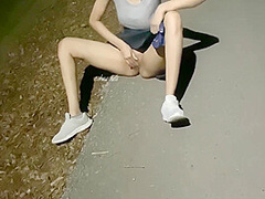 Petite Teen Risky Public Squirting. 7 Min