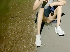 Petite Teen Risky Public Squirting. 7 Min