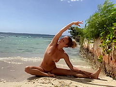 Shannon Blake Doing Naked Yoga