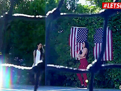 Kenzie Madison, Angel S And Katrina Jade - Hot Tennis Coaches And Souble Bj In Three