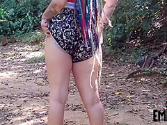 Ninfeta E Flagrada Fazendo Boquete Em Praca Da Cidade No Rj E Kika Em Negao Dotado 8 Min