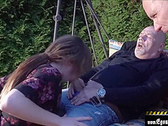 Fucking His Wife Next To A Park