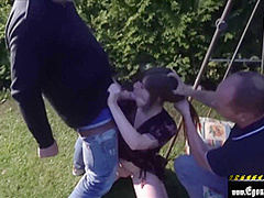 Fucking His Wife Next To A Park