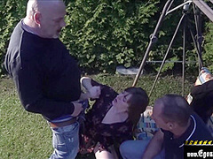 Fucking His Wife Next To A Park