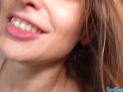 Reality BJ mediumboobs babe public POV fucked by BWC