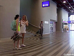 Anneli, Group Naked Rollerblading