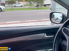 Public Handjob Near The Bus Stop - Flash Dick