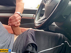 Public Handjob Near The Bus Stop - Flash Dick