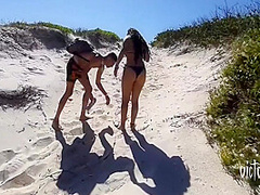 Tourist Asks For Information And Gets Hot Fuck On The Beach