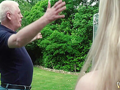 Naughty Grabdpa Fingers And Plays With Teens Nipples 10 Min