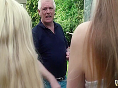 Naughty Grabdpa Fingers And Plays With Teens Nipples 10 Min