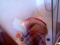 Scrub The Shower - DownblouseJerk