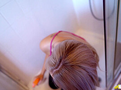 Scrub The Shower - DownblouseJerk