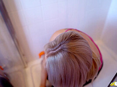 Scrub The Shower - DownblouseJerk