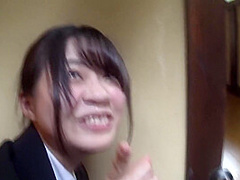 Japanese female employee tries to film cheating wives