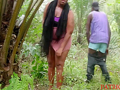 Bbw Patricia 9ja Caugt Banging At The Bush With Her New Online Friend 9 Min