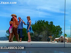 Mia Vendome And Tarra White In Foursome In A Mansion With A Busty Blonde And A Brunette