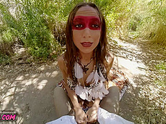 VR Conk Sex Adventures of Indiana Jones XXX Parody - Outdoor sex with Amazon Lady Cassie Del Isla
