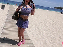 Aische Pervers - Mallorca Pervers - Fickdate Am Strand