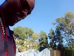 Amazing pornstar Tyra Banxxx in fabulous black and ebony, outdoor adult movie