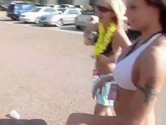 Fabulous pornstar in exotic blonde, outdoor adult video