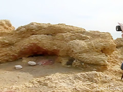 Blonde Rides A Cock In The Great Outdoors