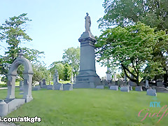 Ivy Aura in You Do A Lot Of Walking And Ivy Flashes You In Public - ATKGirlfriends