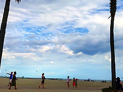 Big titty fat ass chubby milf at the beach