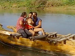 Exotic pornstar Angel Dark in horny threesomes, outdoor porn video